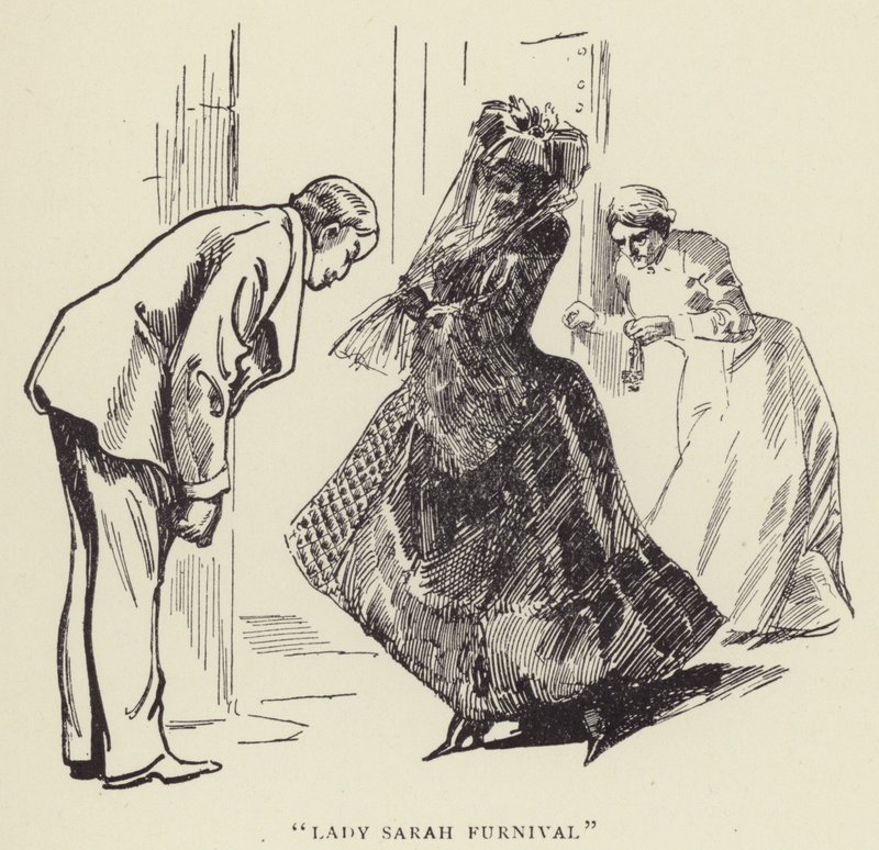 Lady Sarah Furnival af Harry Furniss