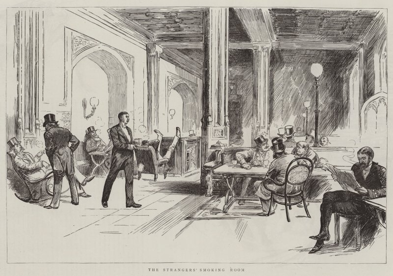 Livet i Parlamentet, fremmede i Parlamentet af Harry Furniss
