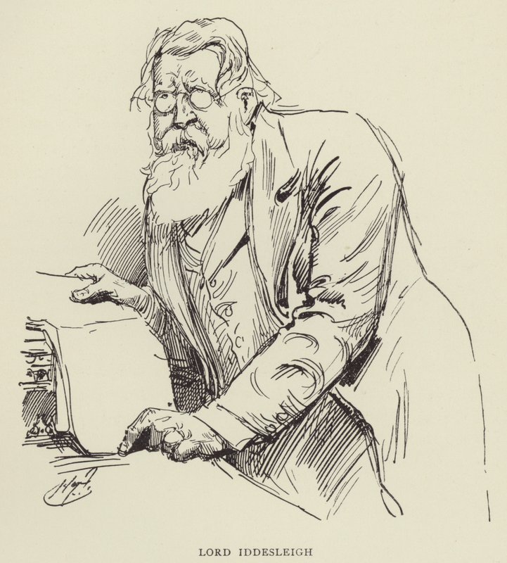 Lord Iddesleigh af Harry Furniss