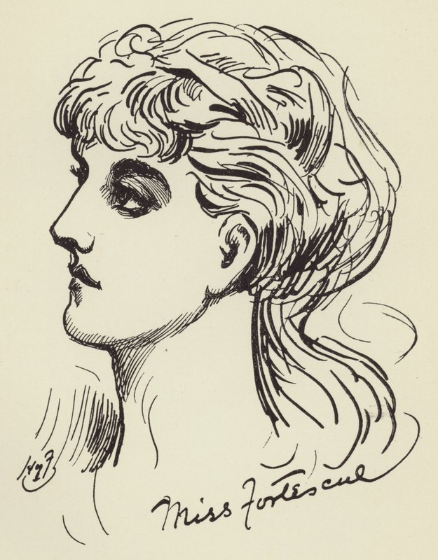 Miss Fortescue af Harry Furniss