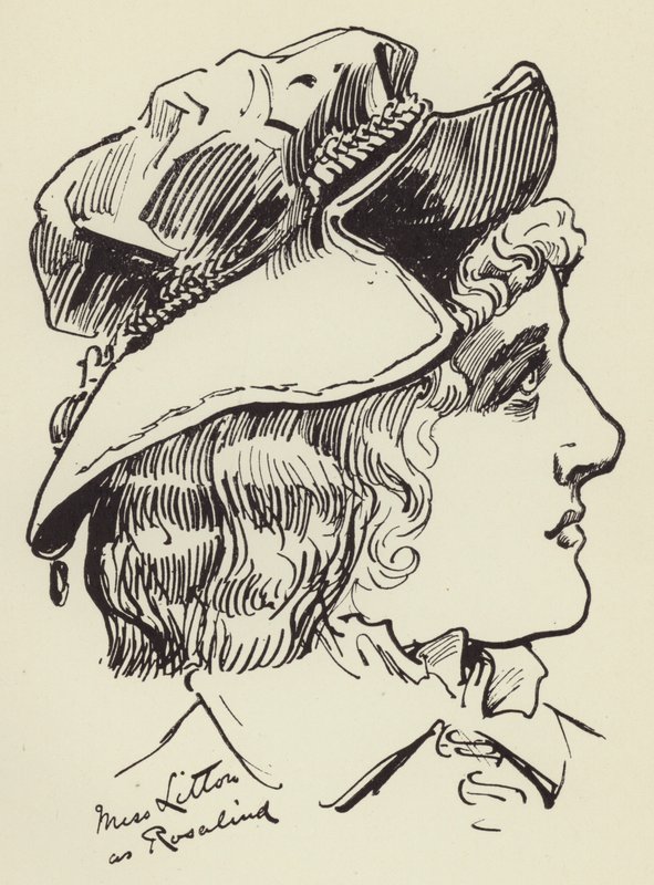 Miss Litton som Rosalind af Harry Furniss