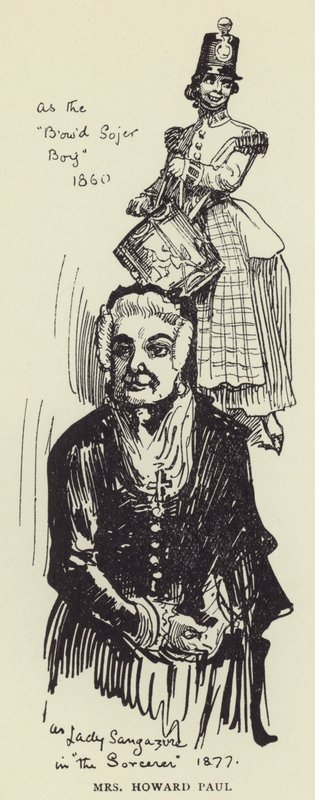 Fru Howard Paul af Harry Furniss