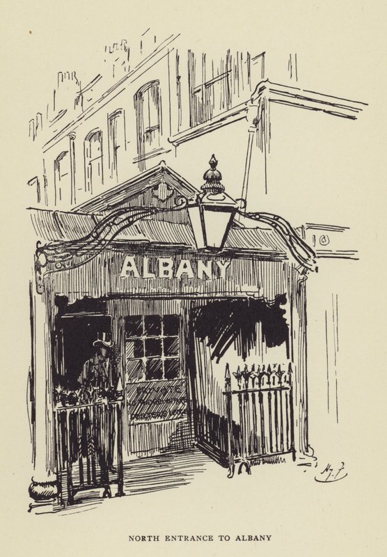 Nordindgangen til Albany af Harry Furniss