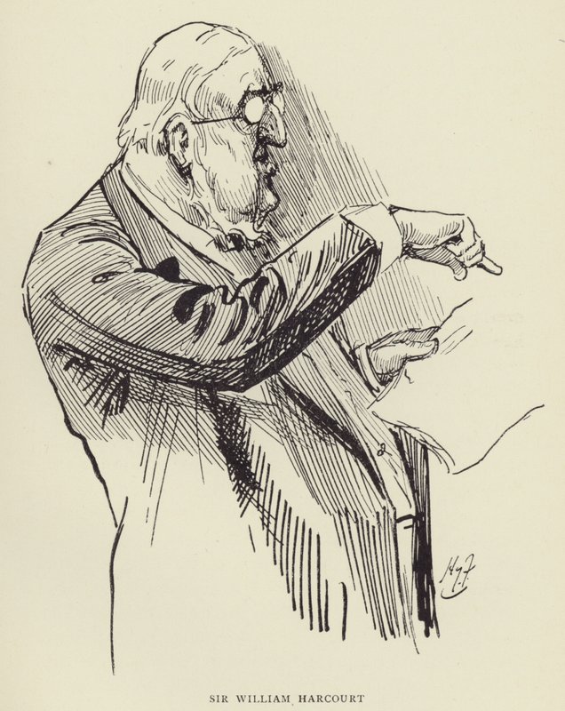 Sir William Harcourt af Harry Furniss