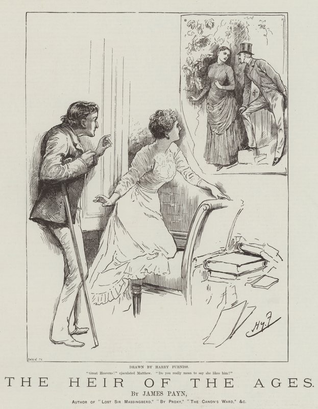 Tidernes arving, af James Payn af Harry Furniss