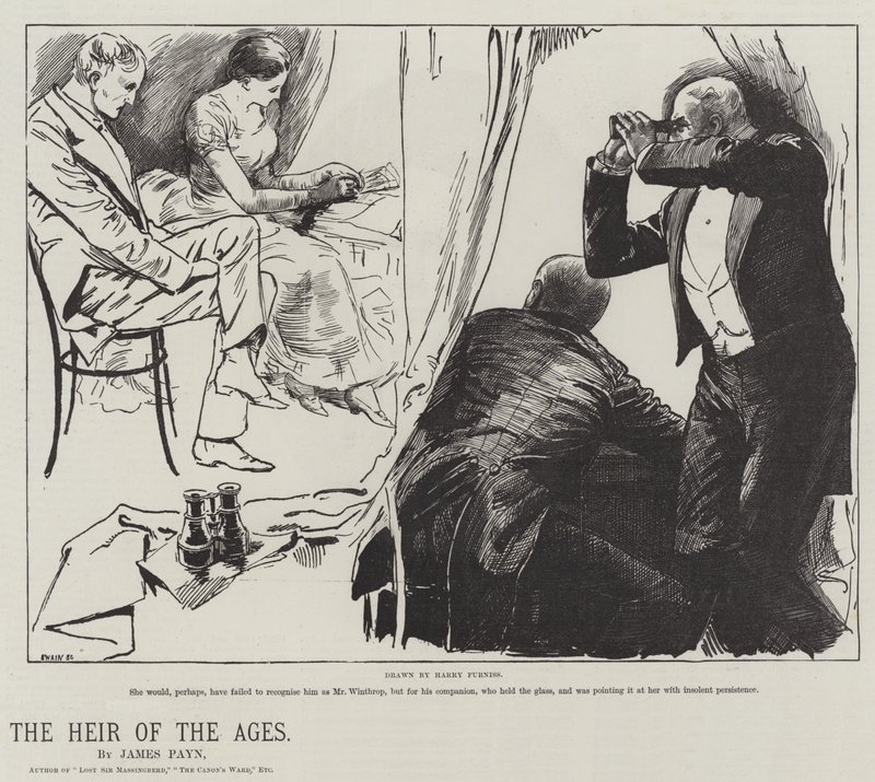 Tidernes arving, af James Payn af Harry Furniss
