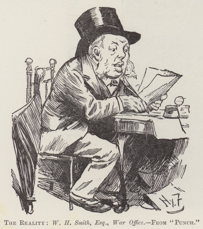 The Reality, W H Smith, Esquire, War Office af Harry Furniss