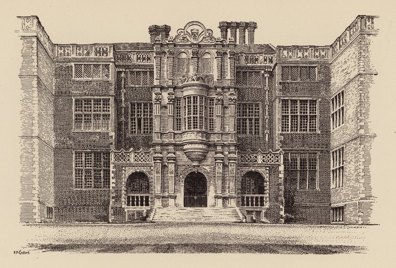 Bramshill, Hampshire (farve litho) af Harry Percy Clifford