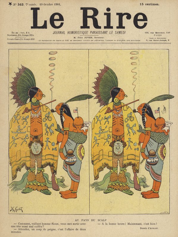 Illustration til Le Rire af Henri Avelot
