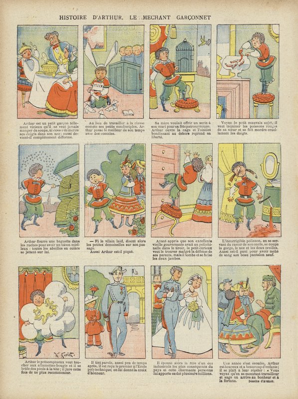 Illustration til Le Rire af Henri Avelot
