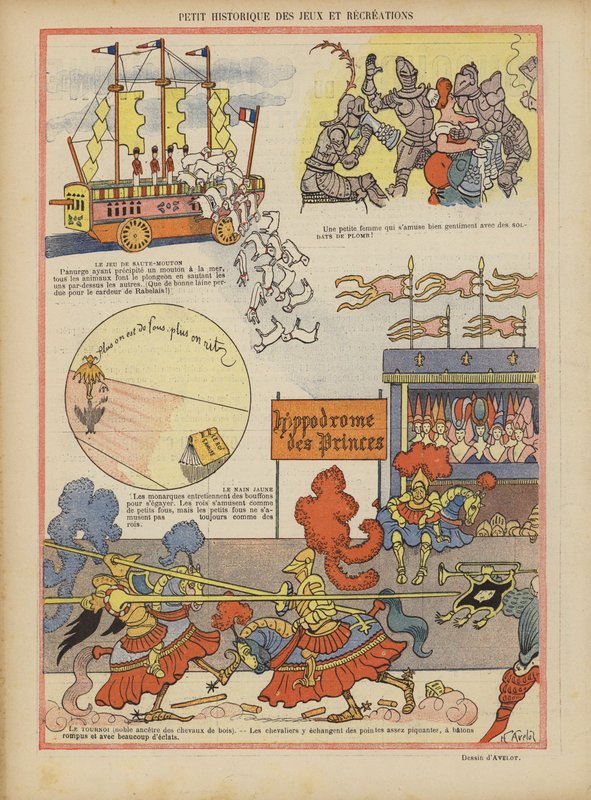 Illustration til Le Rire af Henri Avelot