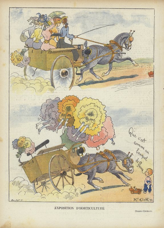 Illustration til Le Rire af Henri Avelot