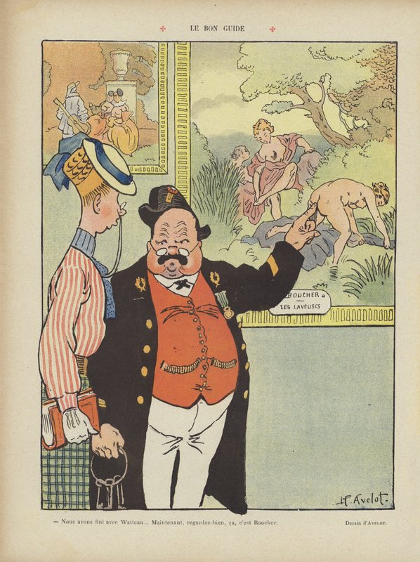 Illustration til Le Rire af Henri Avelot