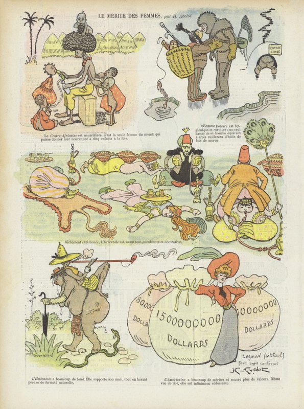 Illustration til Le Rire af Henri Avelot