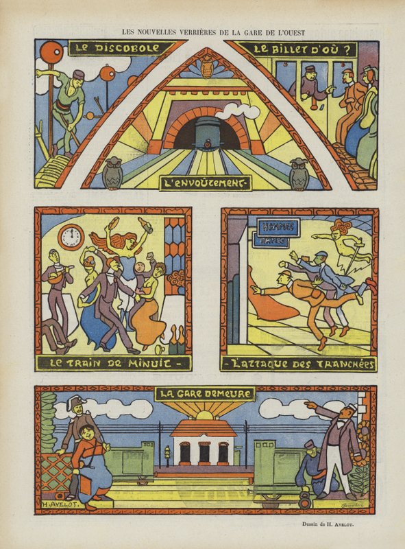 Illustration til Le Rire af Henri Avelot