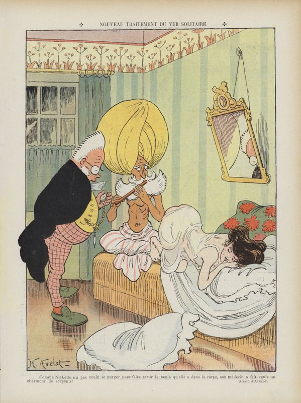 Illustration til Le Rire af Henri Avelot