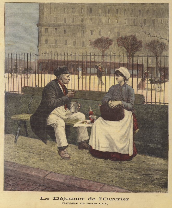 Arbejdernes frokost af Henri Cain