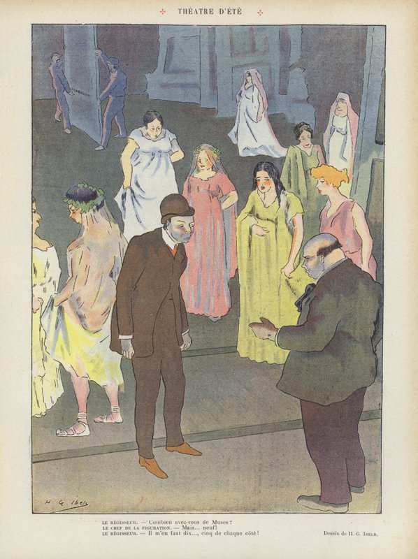 Illustration til Le Rire af Henri Gabriel Ibels