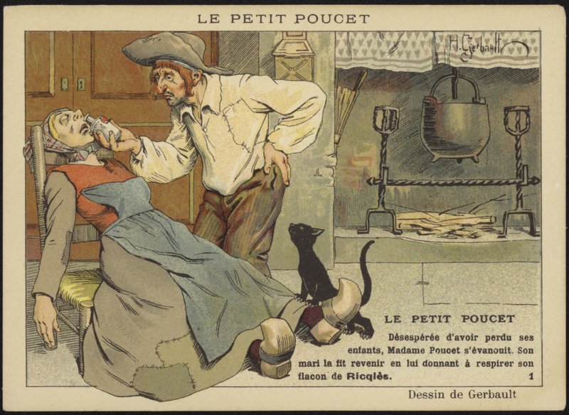 Annonce for Ricqles Peppermint Cure (farve litho) af Henri Gerbault