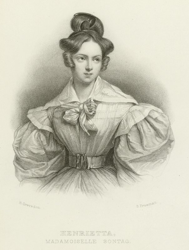 Henrietta, Madamoiselle Sontag af Henri Grevedon