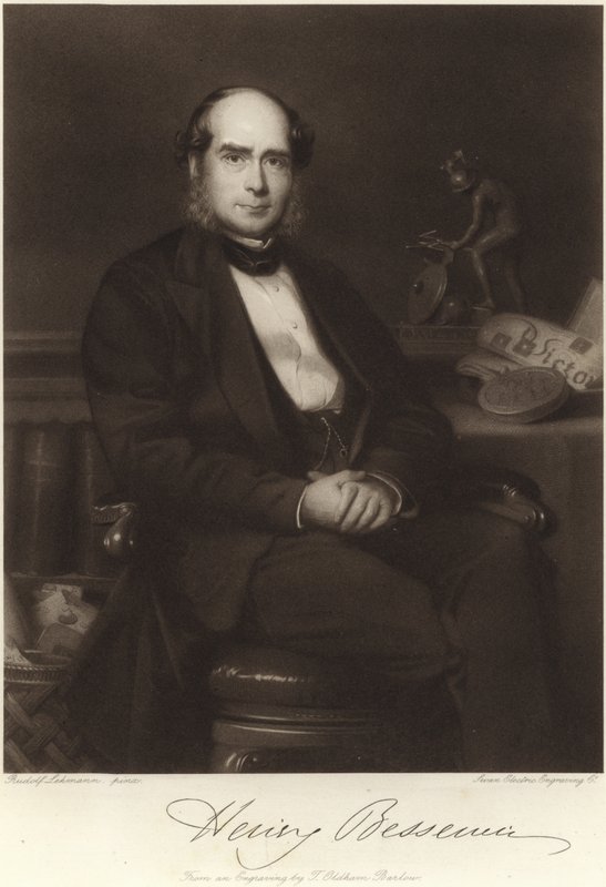 Sir Henry Bessemer af Henri Lehmann