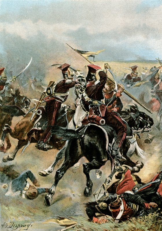 Den lette hest på Wagram af Henri Louis Dupray