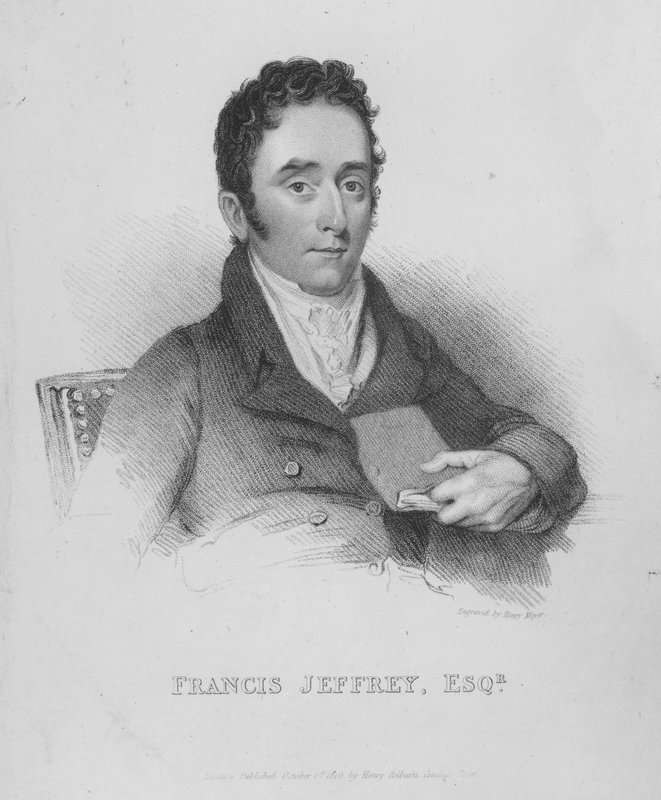 Francis Jeffrey, Lord Jeffrey, skotsk dommer, litteraturkritiker og redaktør af Edinburgh Review af Henri after Meyer