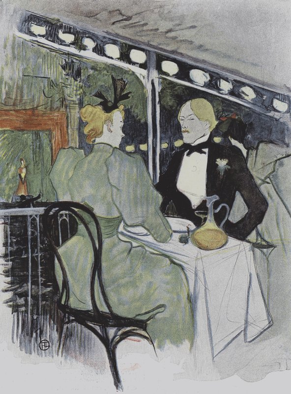Illustration fra Le Plaisir a Paris af Henri de Toulouse-Lautrec