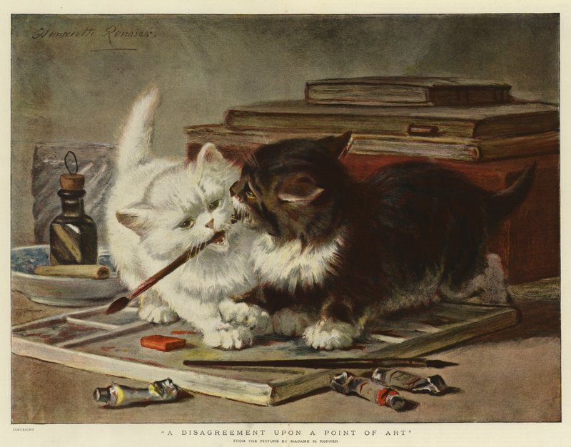 En uenighed om et kunstpunkt af Henriëtte Ronner Knip