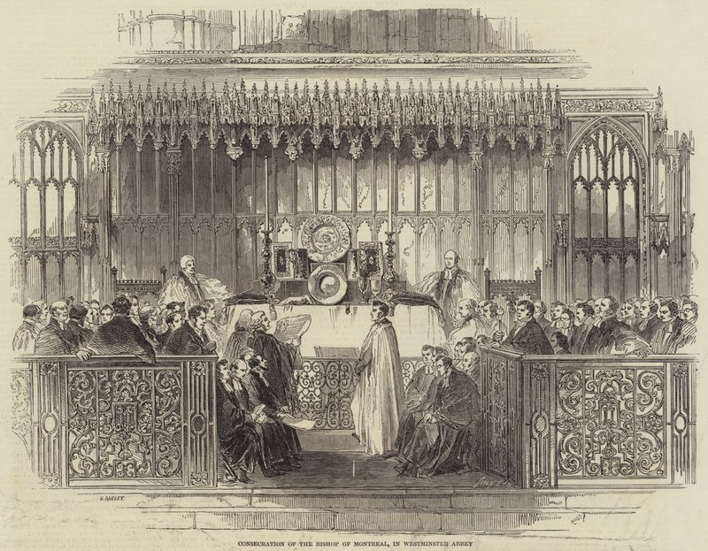 Indvielse af biskoppen af Montreal i Westminster Abbey af Henry Anelay
