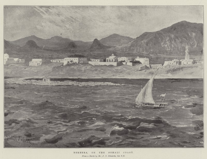 Berbera, på den somaliske kyst af Henry Charles Seppings Wright