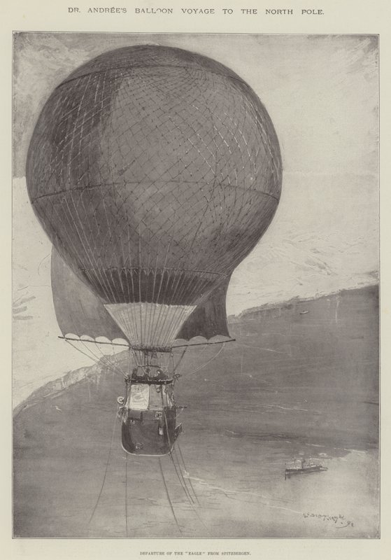 Dr. Andrees ballonrejse til Nordpolen af Henry Charles Seppings Wright