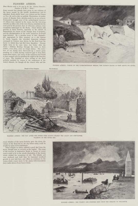 Oversvømmet Athen af Henry Charles Seppings Wright