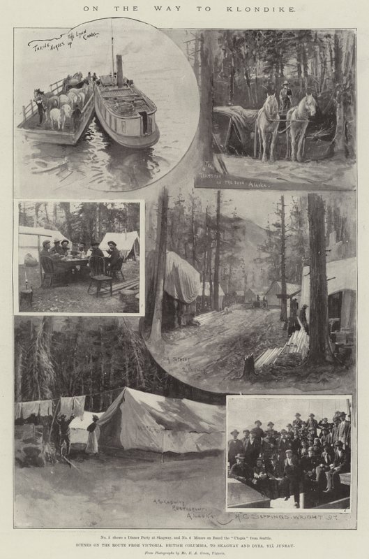 På vej til Klondike af Henry Charles Seppings Wright