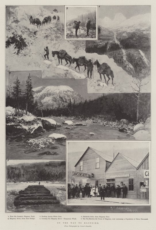 På vej til Klondike af Henry Charles Seppings Wright