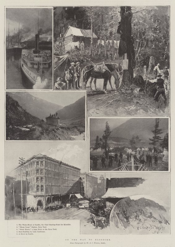 På vej til Klondike af Henry Charles Seppings Wright