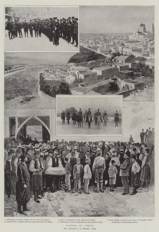 Scener på Kreta af Henry Charles Seppings Wright