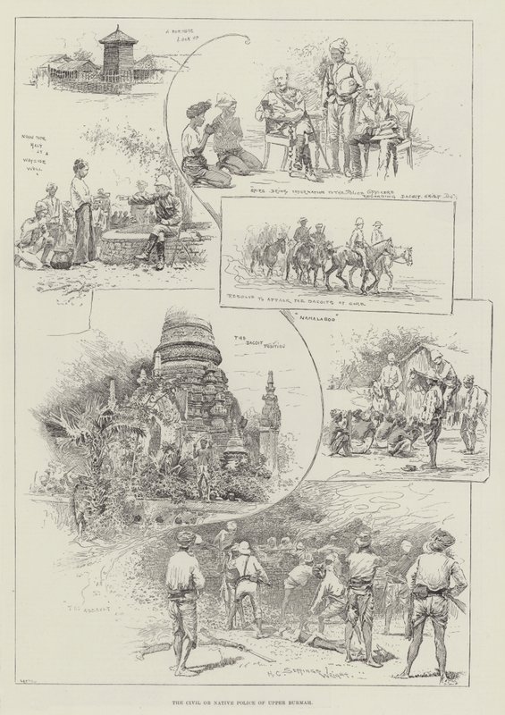 Det civile eller indfødte politi i Øvre Burmah af Henry Charles Seppings Wright