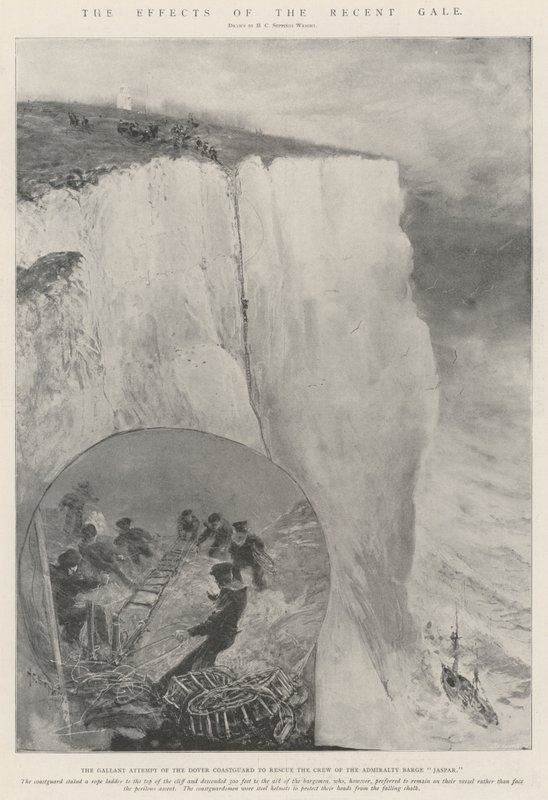 Virkningerne af den seneste kuling af Henry Charles Seppings Wright