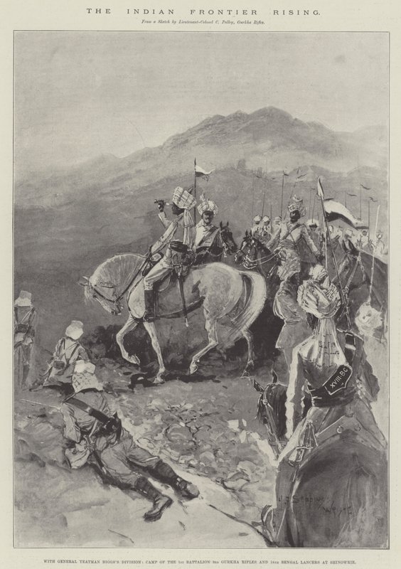 Den indiske grænse stiger af Henry Charles Seppings Wright