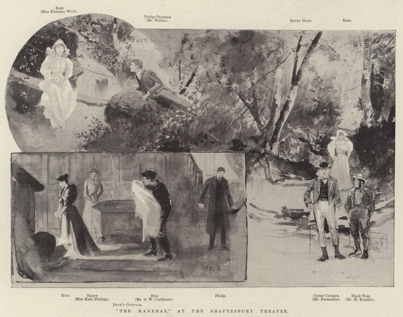 The Manxman, på Shaftesbury Theatre af Henry Charles Seppings Wright