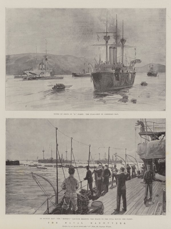 Søens manøvrer af Henry Charles Seppings Wright