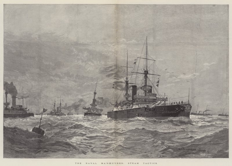 Sømanøvrerne, Steam Tactics af Henry Charles Seppings Wright