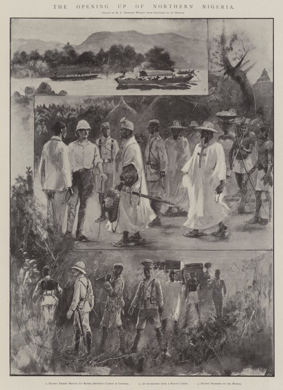 Åbningen af det nordlige Nigeria af Henry Charles Seppings Wright