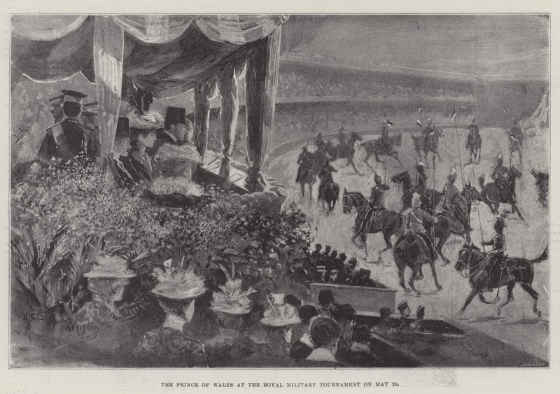 Prinsen af Wales ved den kongelige militærturnering den 29. maj af Henry Charles Seppings Wright