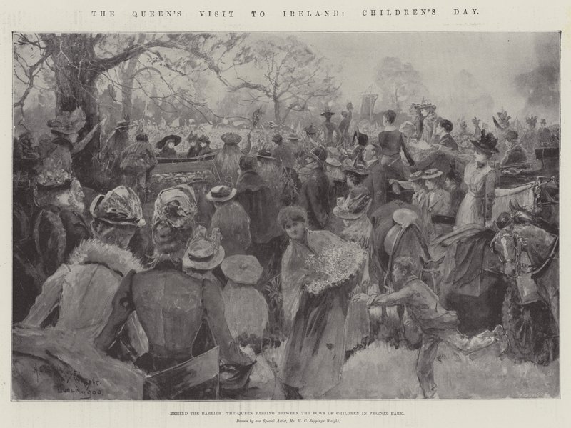 Dronningens besøg i Irland, børnenes dag af Henry Charles Seppings Wright