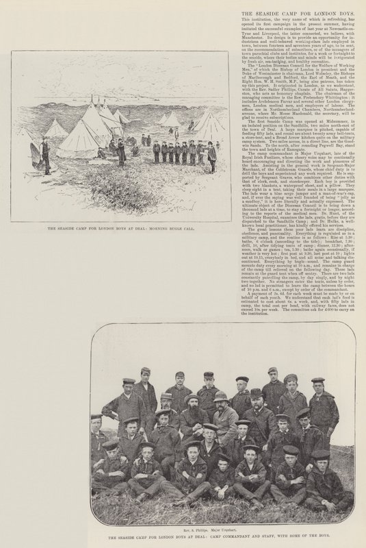 The Seaside Camp for London Boys af Henry Charles Seppings Wright