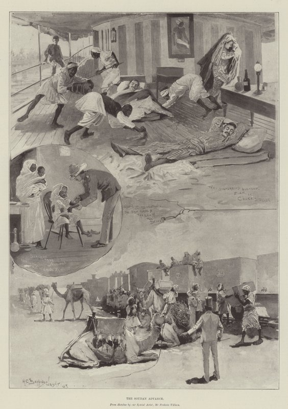 Soudan Advance af Henry Charles Seppings Wright