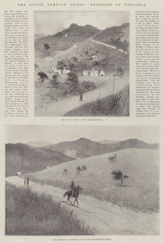Den sydafrikanske krise, Pretorias forsvar af Henry Charles Seppings Wright