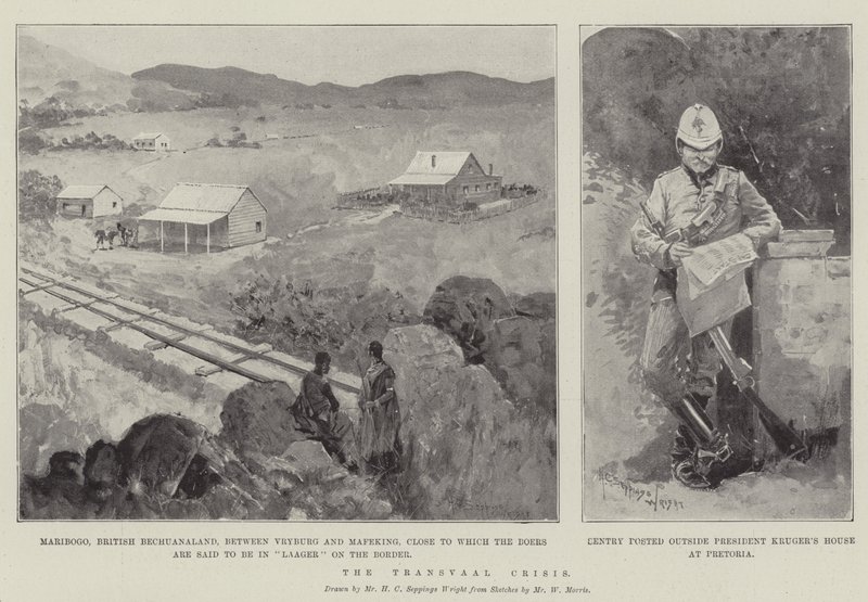 Transvaal-krisen af Henry Charles Seppings Wright